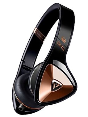Rare! New Monster DNA On Ear Wired Headphones Rose Gold / Black Free Shipping